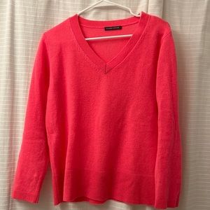 Peachy pink light cashmere sweater
